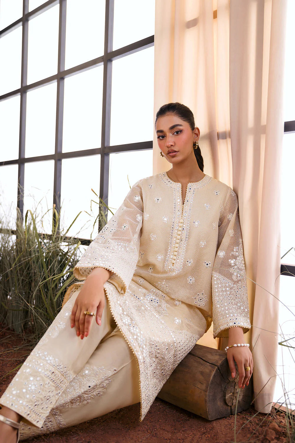 Ethnc Boutique SS '25 - LIGHT YELLOW - E0780/104/226
