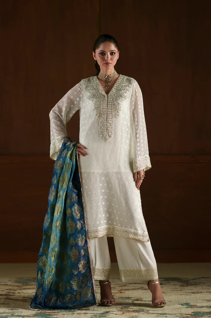 WHITE | E0785/104/001 | Women Boutique Summer '26- Drop 4 | Ethnc