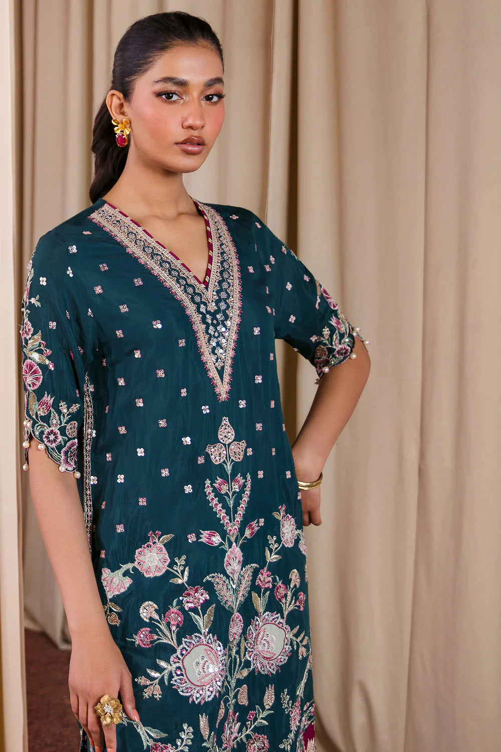 Ethnc Boutique SS '25 - GREEN - E0786/104/705
