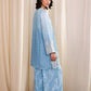 Ethnc Boutique SS '25 - LIGHT AQUA - E0796/104/615