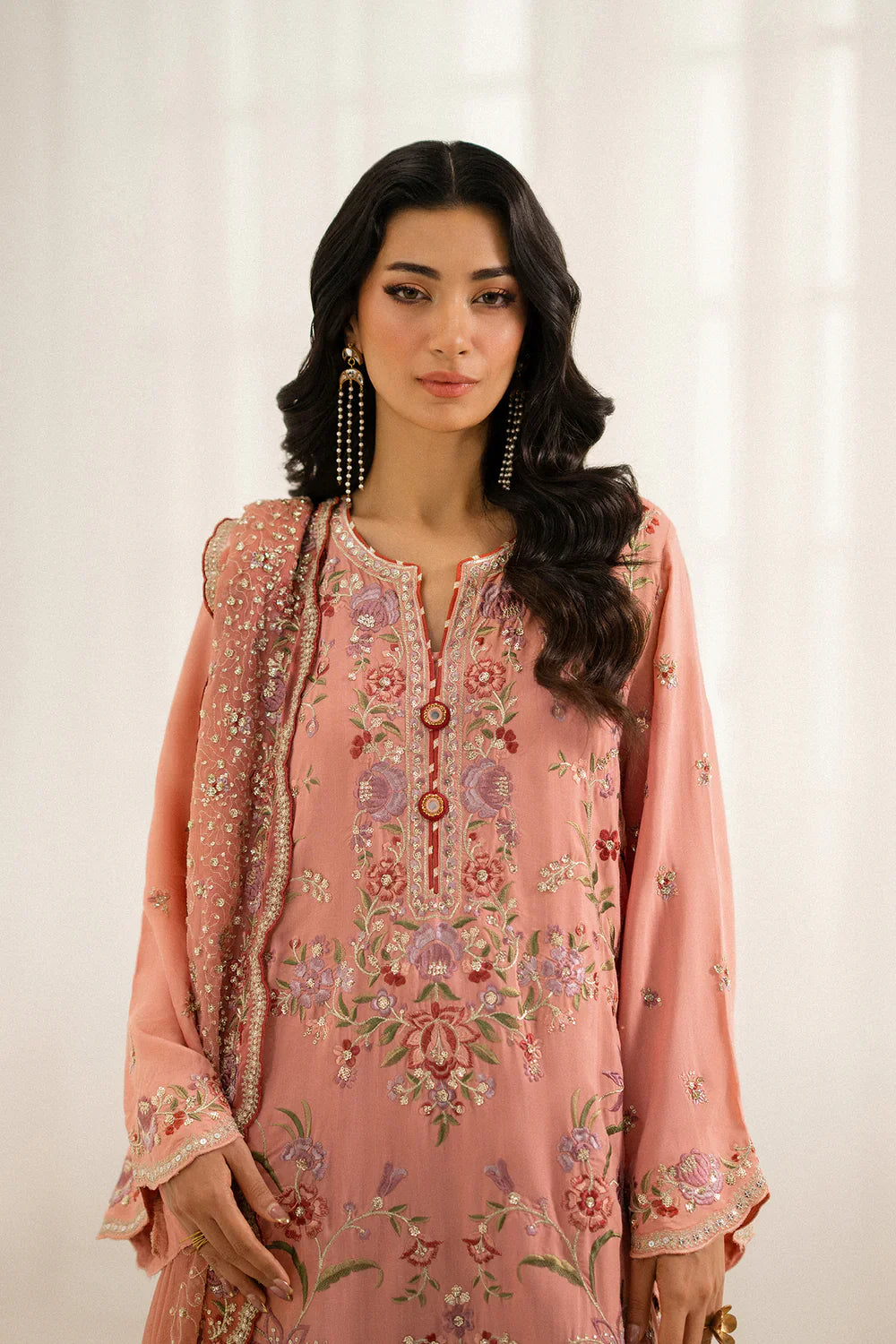 Ethnc Boutique '25 - EMBROIDERED SUIT - E0820/104/325