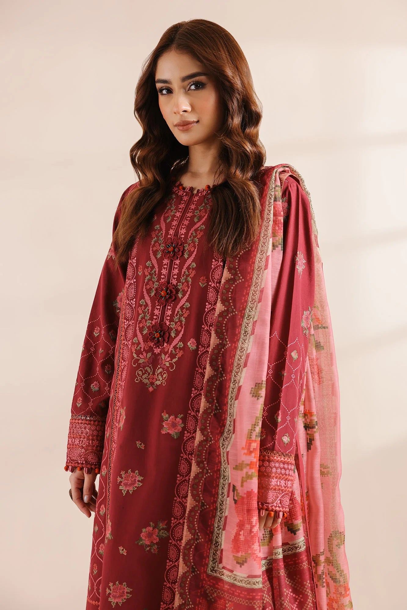 EMBROIDERED SUIT (E0945/203/403)