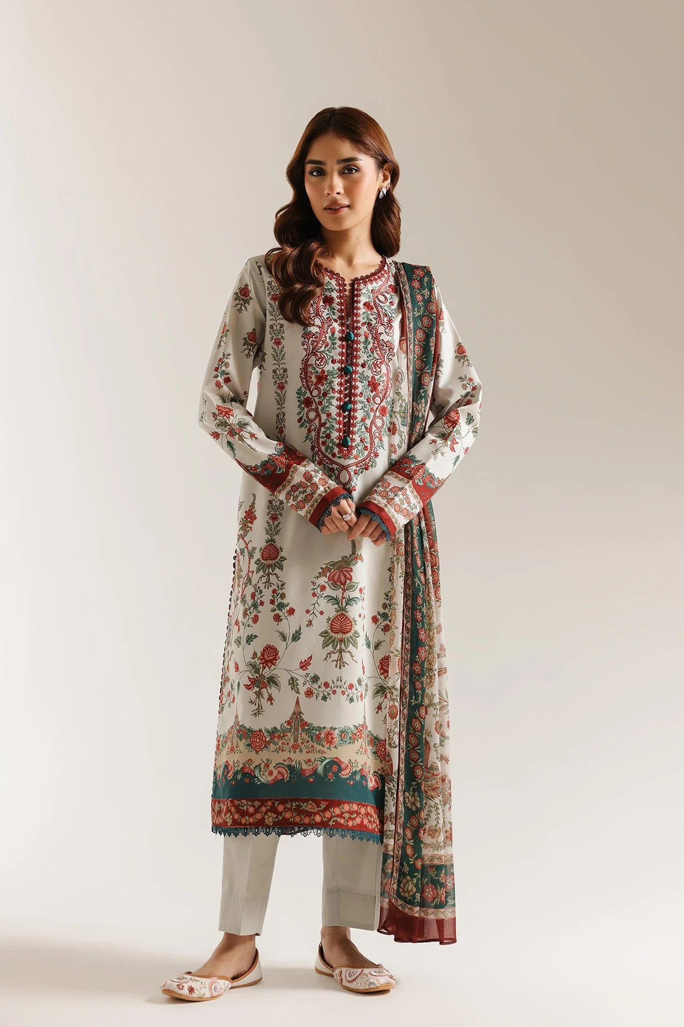 ETHNC EMBROIDERED SUIT (E1003/203/319)