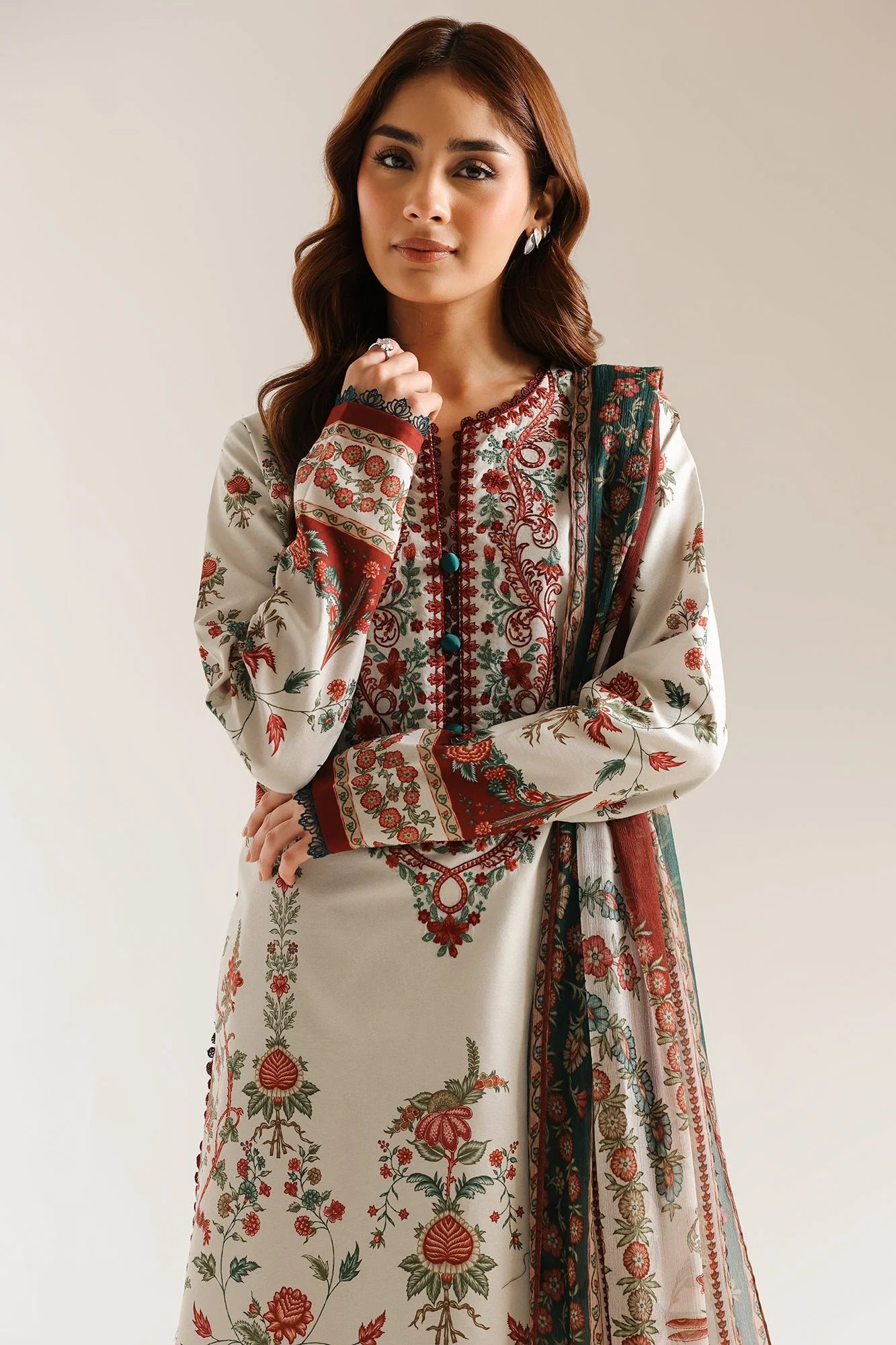 ETHNC EMBROIDERED SUIT (E1003/203/319)