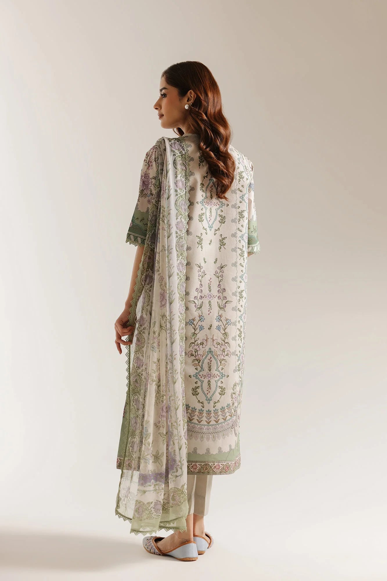 ETHNC EMBROIDERED SUIT (E1017/203/127)