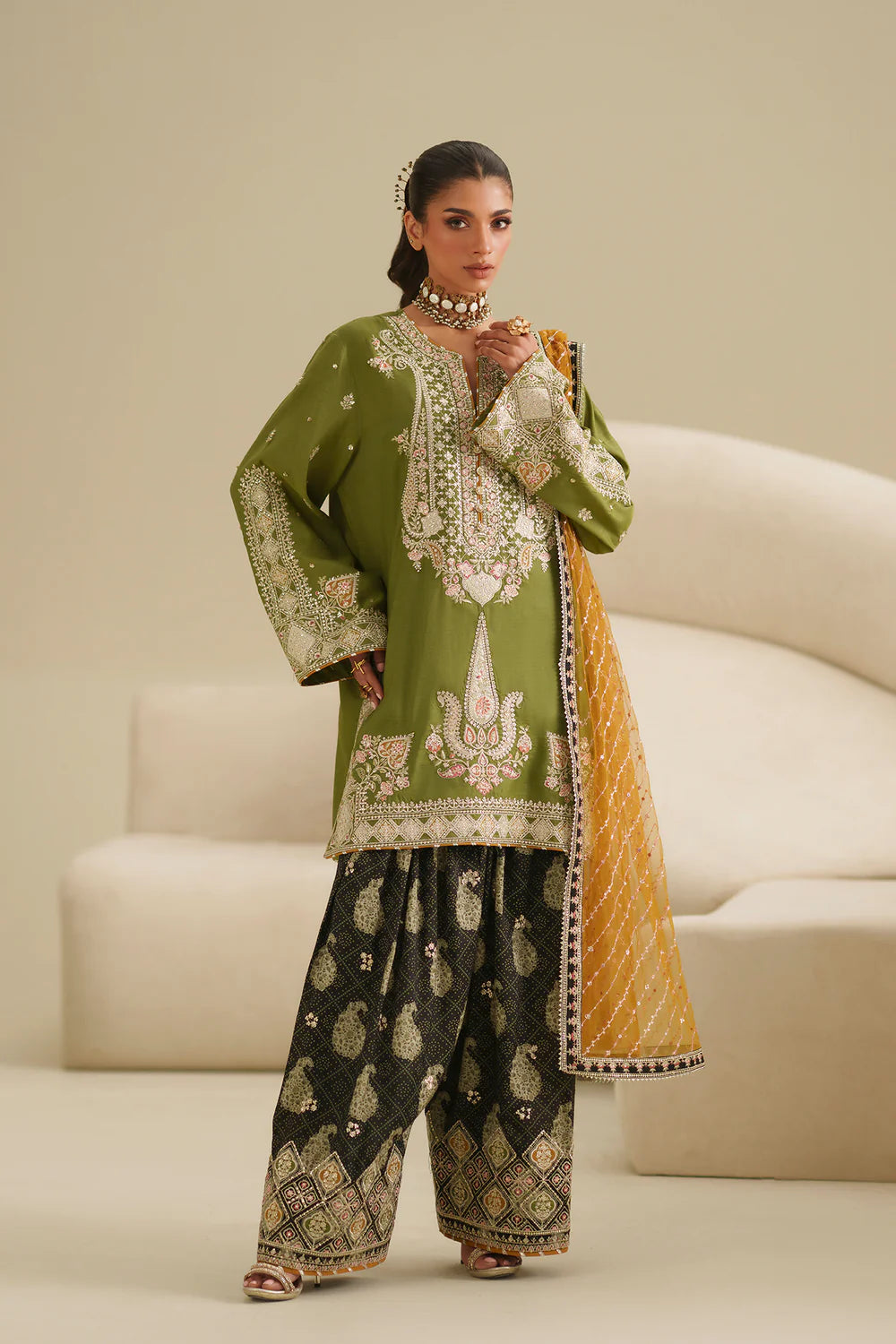 GREEN | E1065/104/122 | Women Boutique SS '26 - Drop 3 | Ethnc