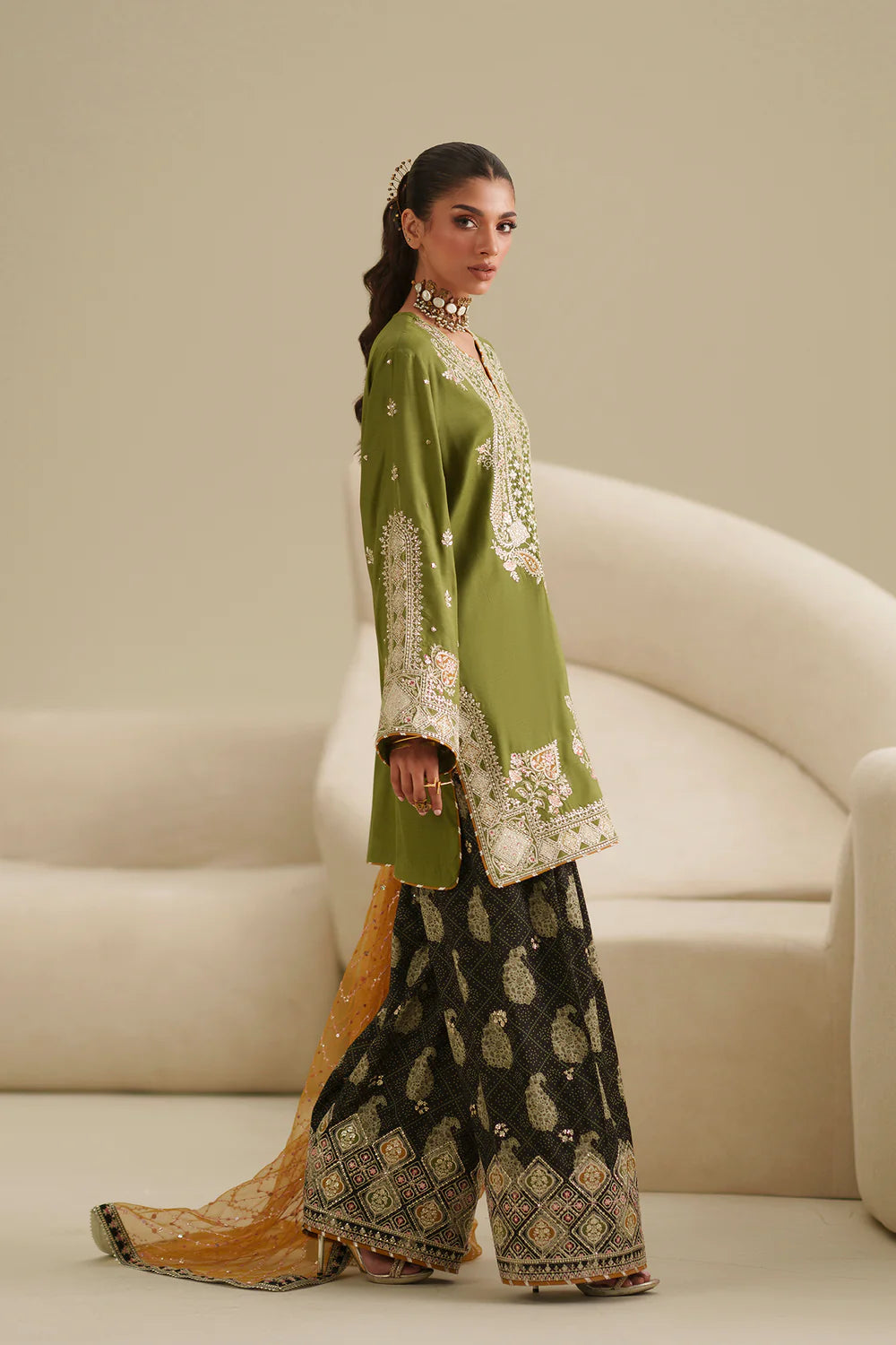 GREEN | E1065/104/122 | Women Boutique SS '26 - Drop 3 | Ethnc