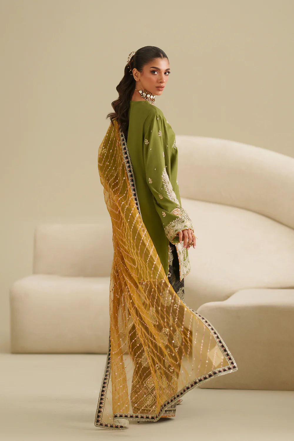 GREEN | E1065/104/122 | Women Boutique SS '26 - Drop 3 | Ethnc