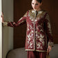 BURGUNDY | E1077/104/415 | Women Boutique Summer '26- Drop 4 | Ethnc