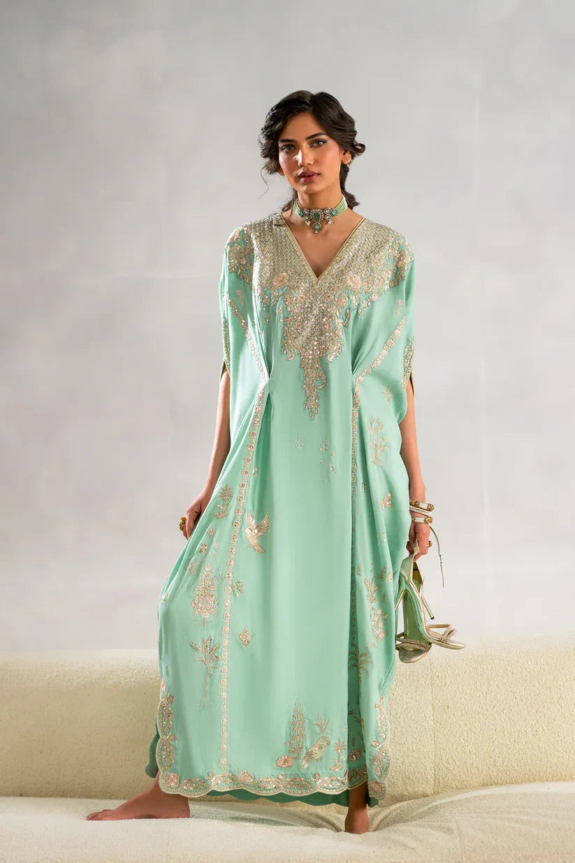 DULL GREEN | E1087/104/718 | Women Boutique Summer '26- Drop 3 | Ethnc