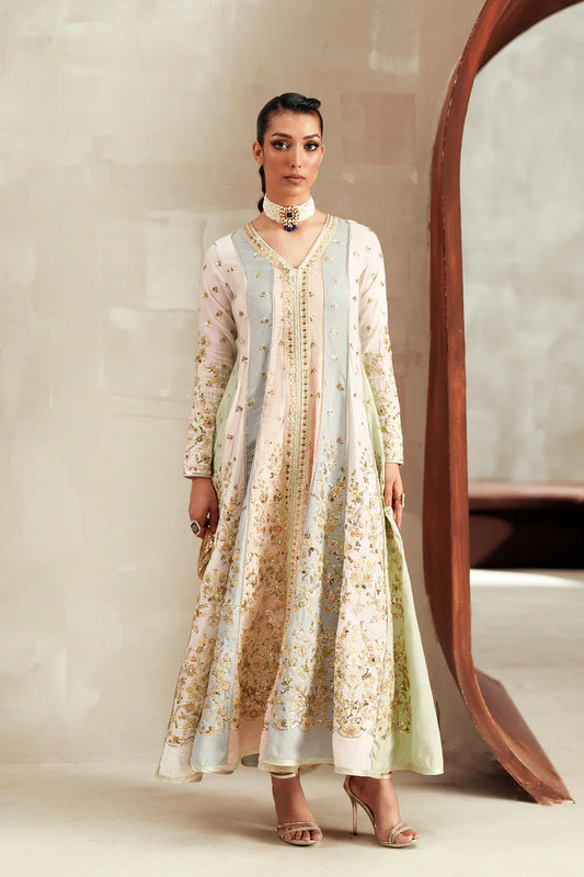 PALE CORAL | E1118/104/329 | women Boutique- Eid Collection | Ethnc