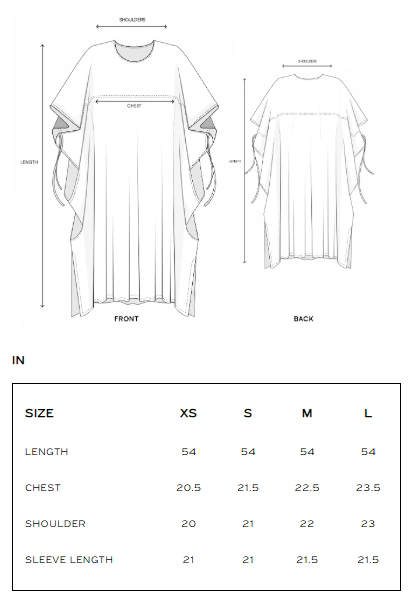 Ethnc Women Boutique '26 - EMBROIDERED KAFTAN | E1275-104-114
