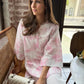 Sak Atelier Pink Tie & Dye Chikankari Toby