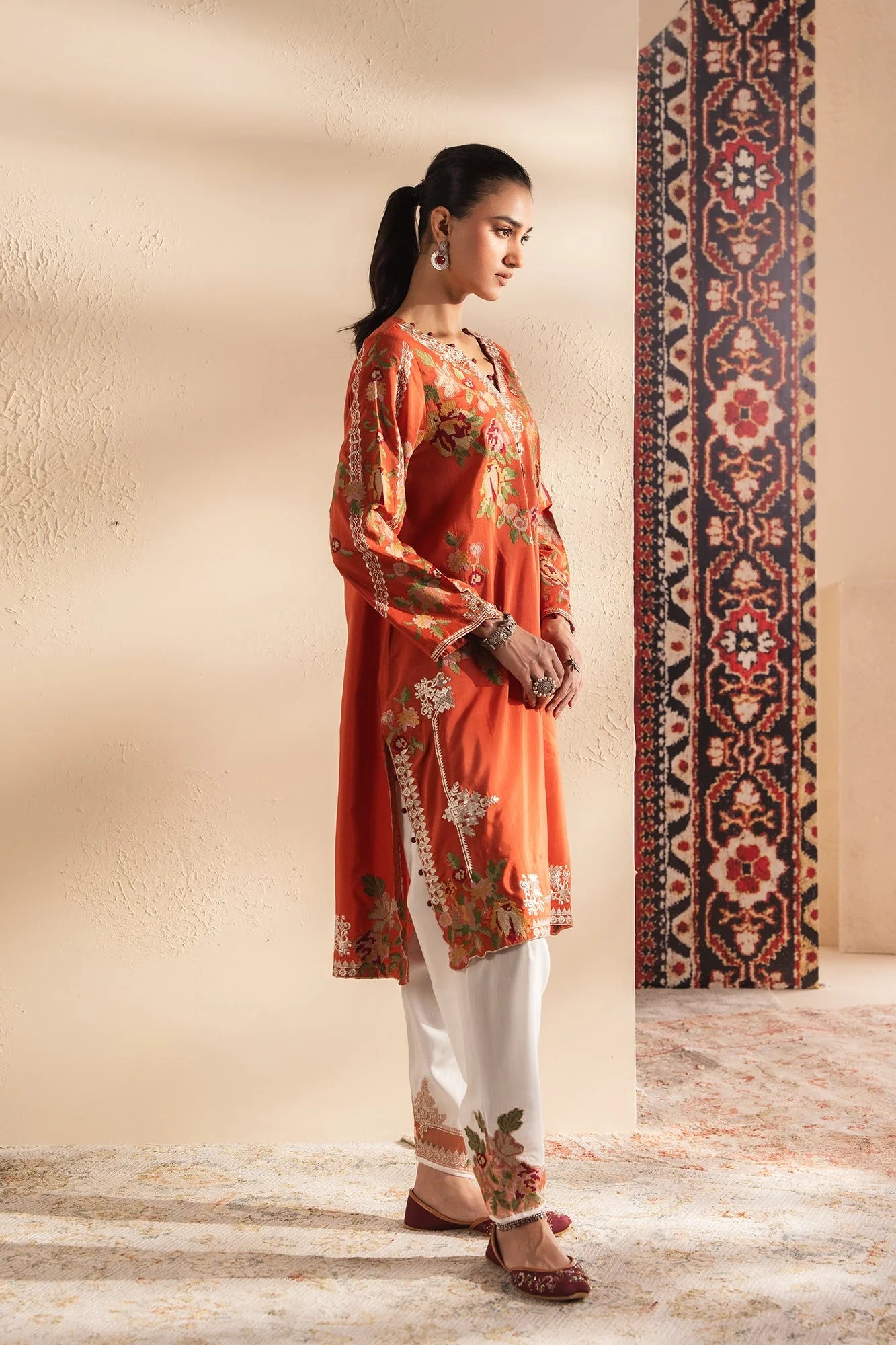 ETHNC EMBROIDERED SUIT (E4048/103/213)
