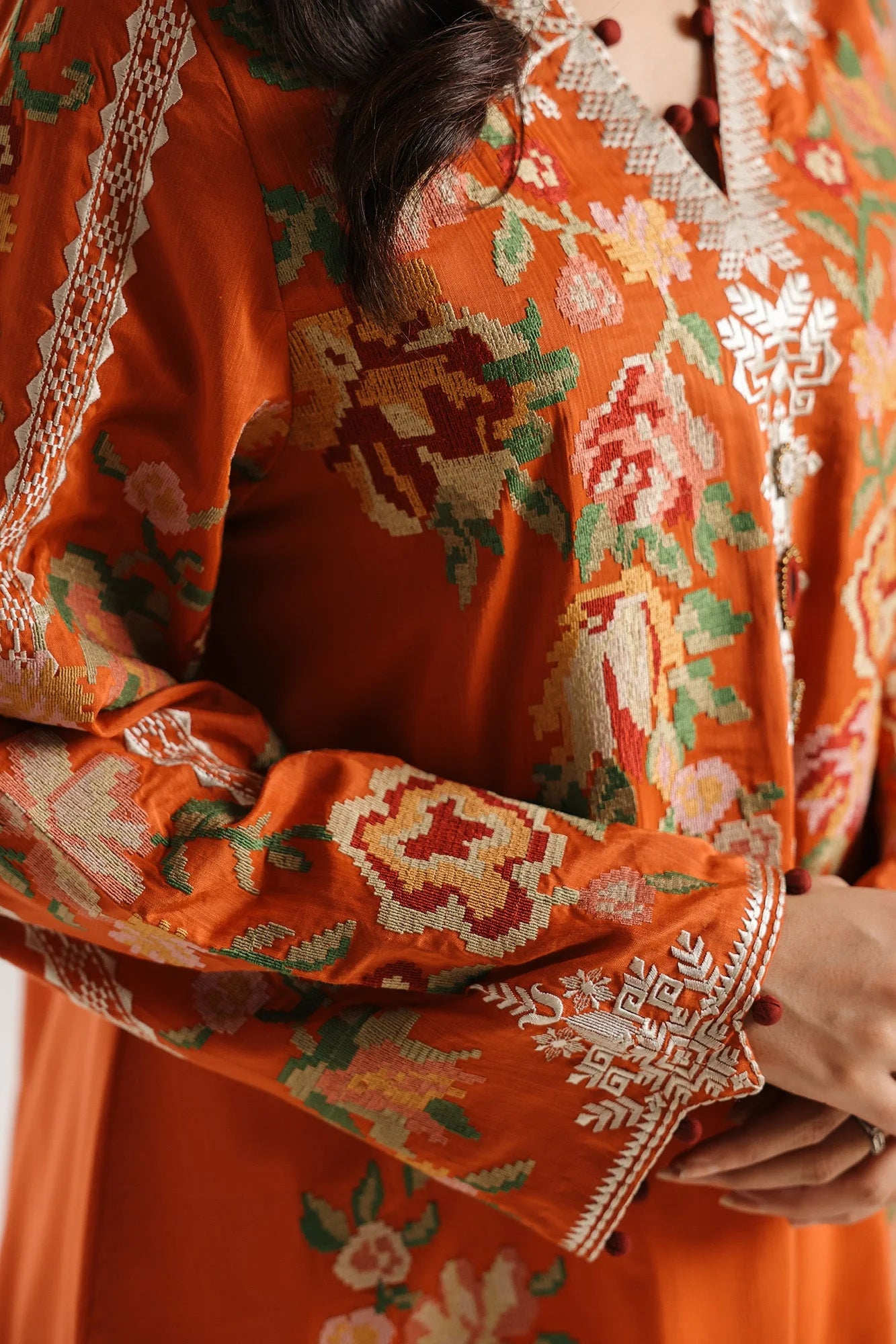 ETHNC EMBROIDERED SUIT (E4048/103/213)