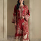 RED | E4053/103/301 | Rozana Collection SS '26- Drop 7 | Ethnc