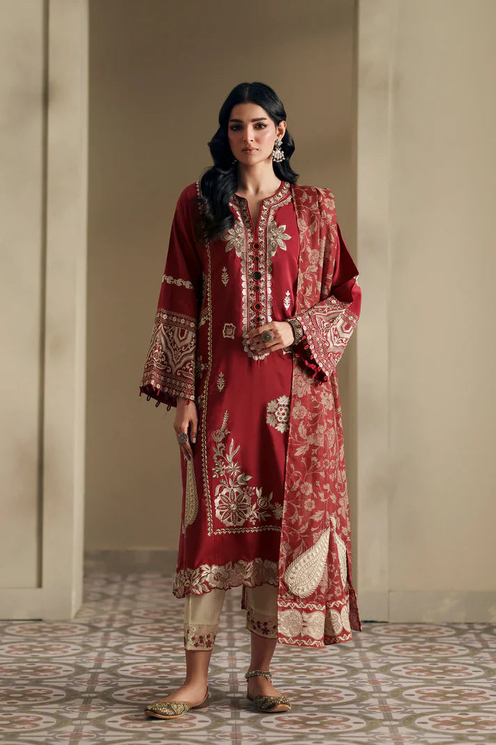 RED | E4053/103/301 | Rozana Collection SS '26- Drop 7 | Ethnc