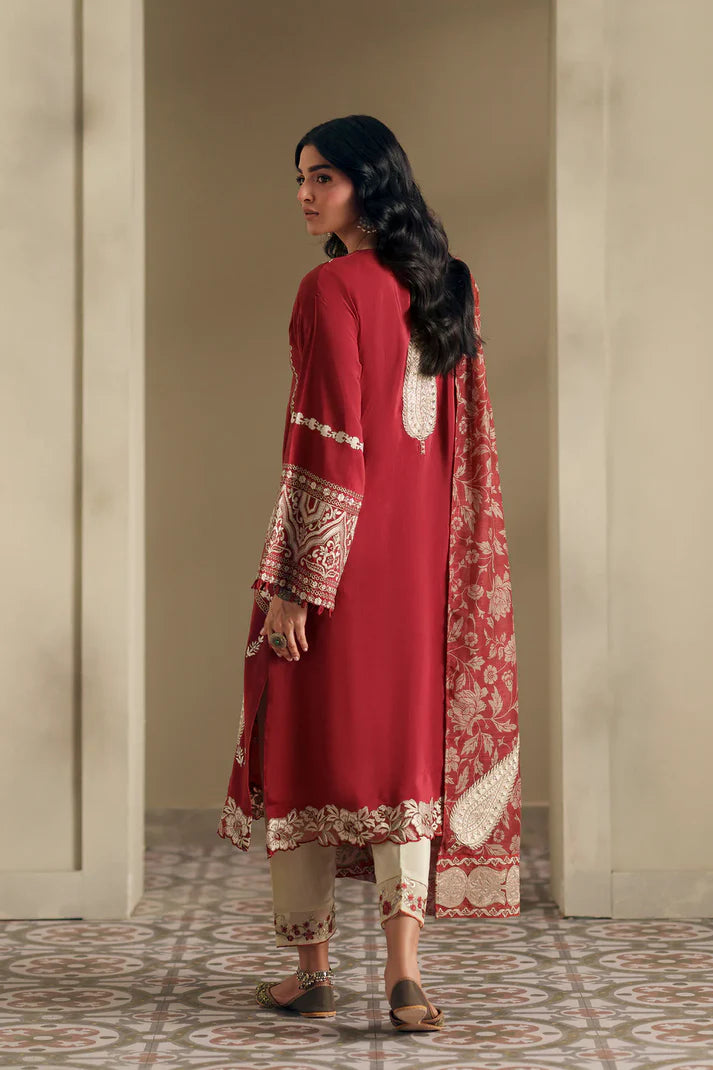 RED | E4053/103/301 | Rozana Collection SS '26- Drop 7 | Ethnc