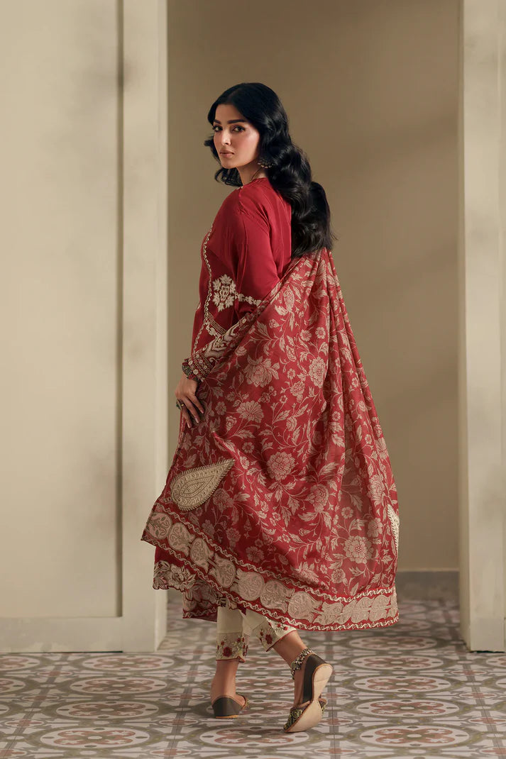 RED | E4053/103/301 | Rozana Collection SS '26- Drop 7 | Ethnc