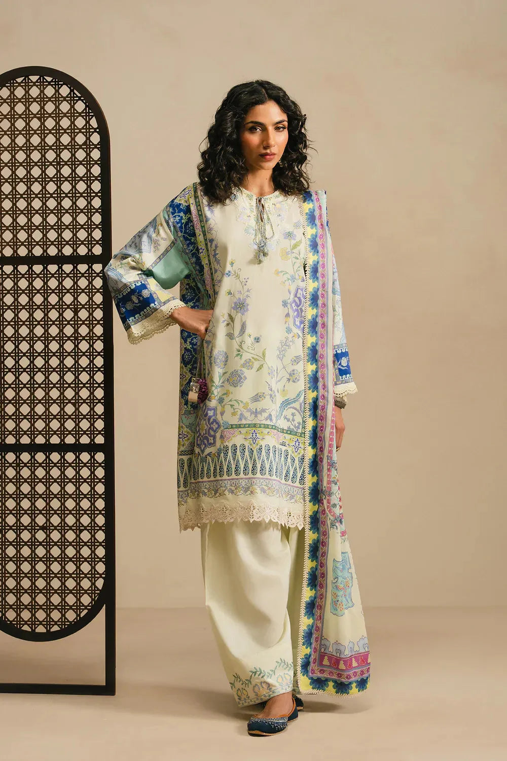 Ethnc Rozana Collection SS '26 Drop V - Embroidered Suit | E4086/103/002