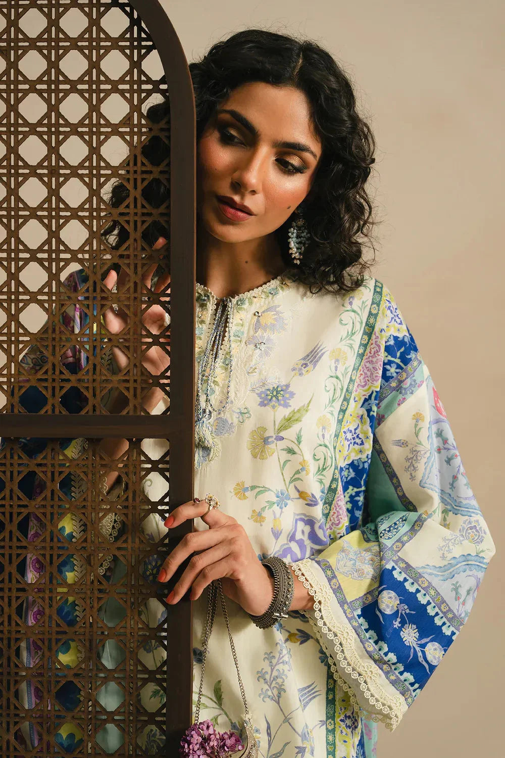 Ethnc Rozana Collection SS '26 Drop V - Embroidered Suit | E4086/103/002