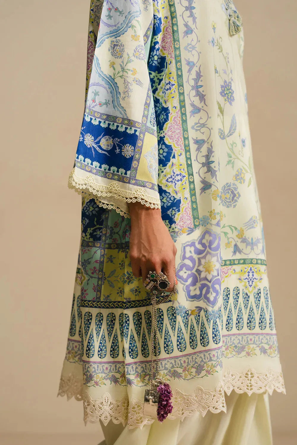 Ethnc Rozana Collection SS '26 Drop V - Embroidered Suit | E4086/103/002