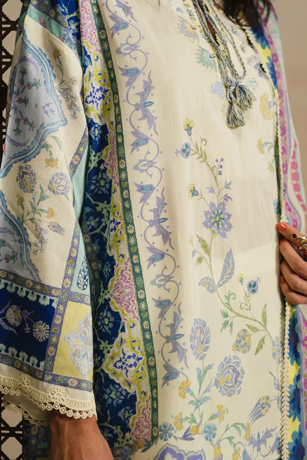 Ethnc Rozana Collection SS '26 Drop V - Embroidered Suit | E4086/103/002