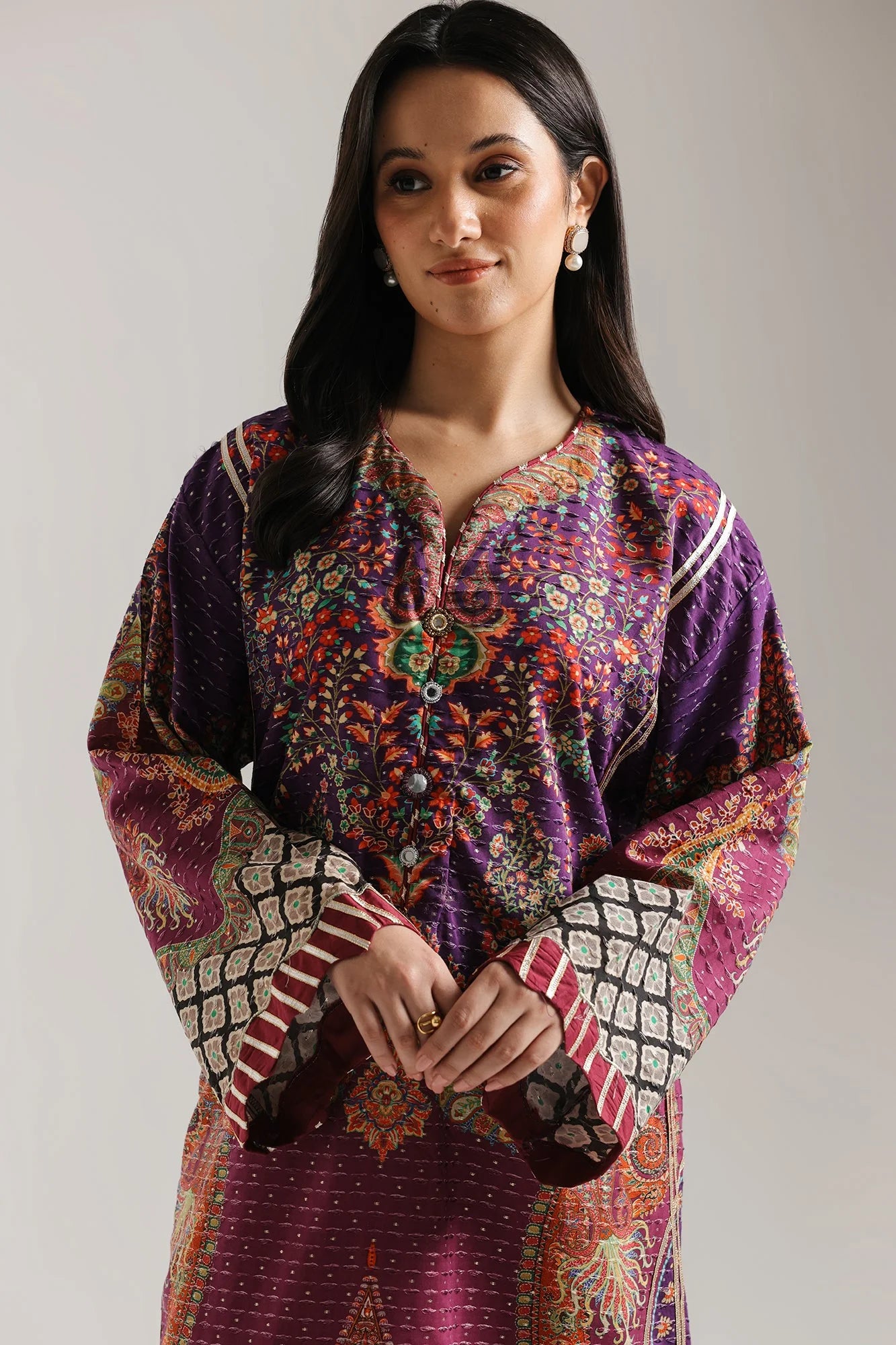 EMBROIDERED KAFTAN (E4106/103/403)