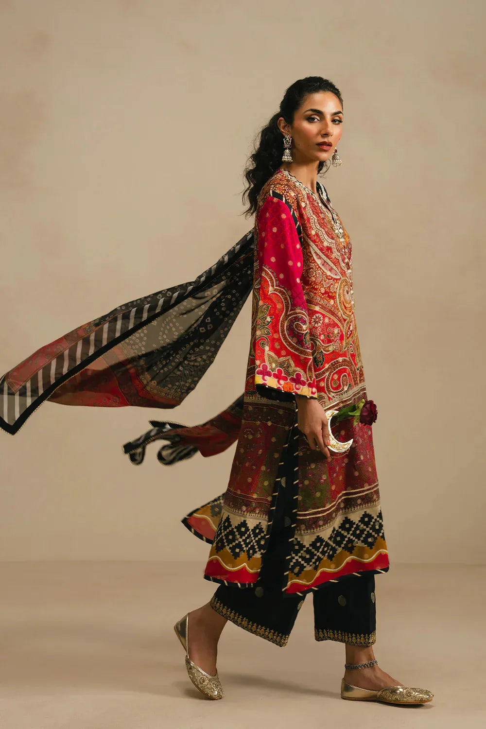 Ethnc Rozana Collection SS '26 Drop V - Embroidered Suit | E4110/103/321