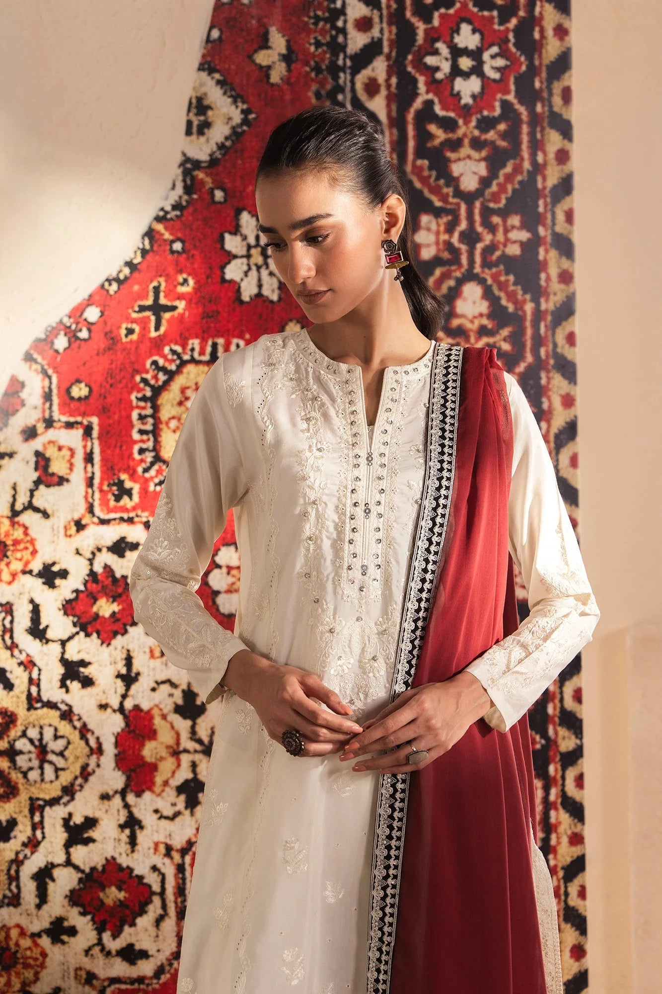 ETHNC EMBROIDERED SUIT (E4149/103/005)
