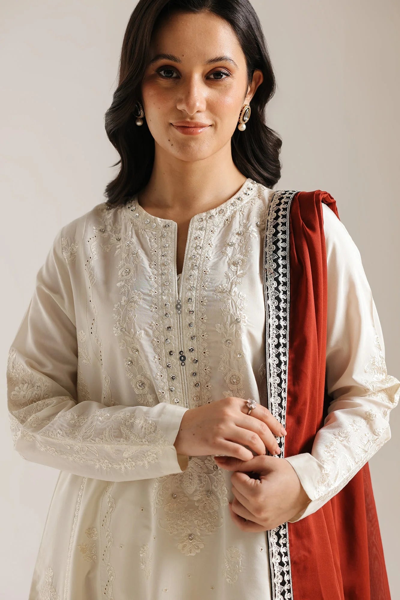 ETHNC EMBROIDERED SUIT (E4149/103/005)