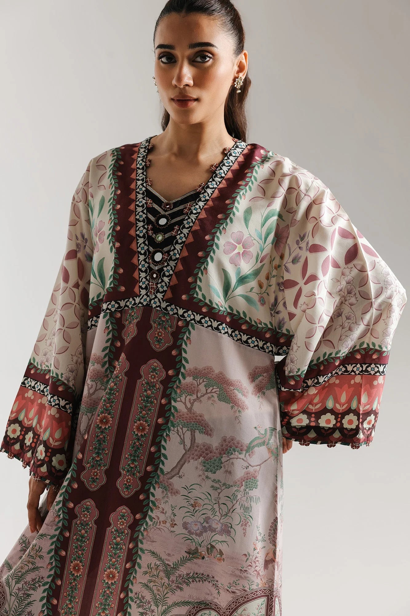 PRINTED KAFTAN (E4206/103/814)