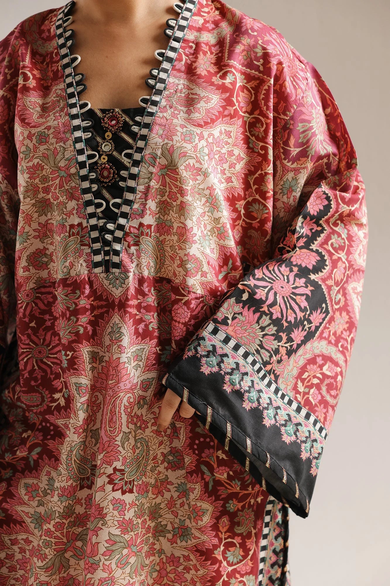 PRINTED KAFTAN (E4208/103/305)