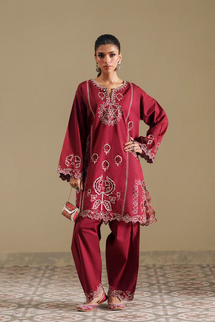 TERRACOTTA | E4278/103/303 | Rozana Collection SS '26- Drop 7 | Ethnc