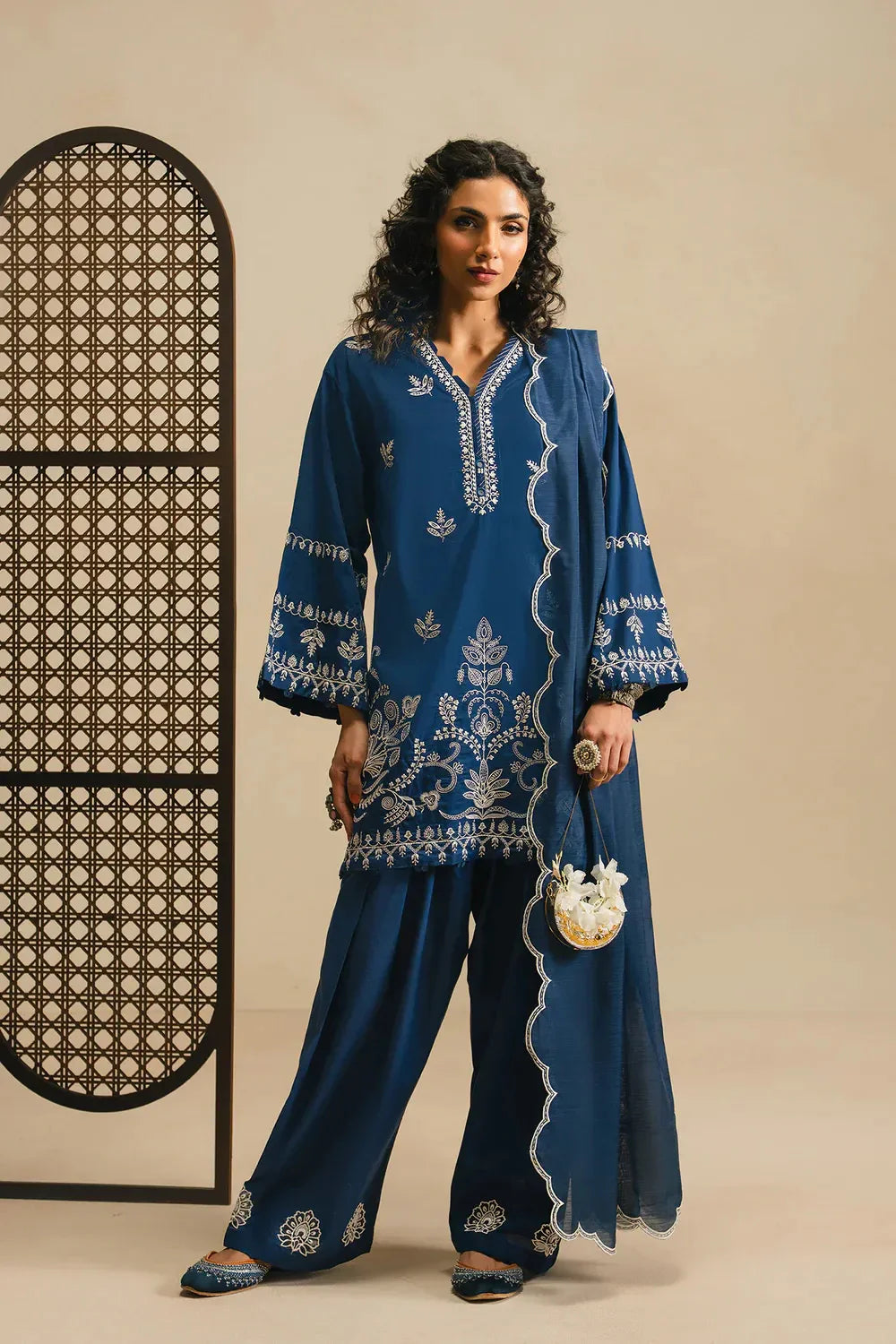Ethnc Rozana Collection SS '26 Drop V - Embroidered Suit | E4294/103/619