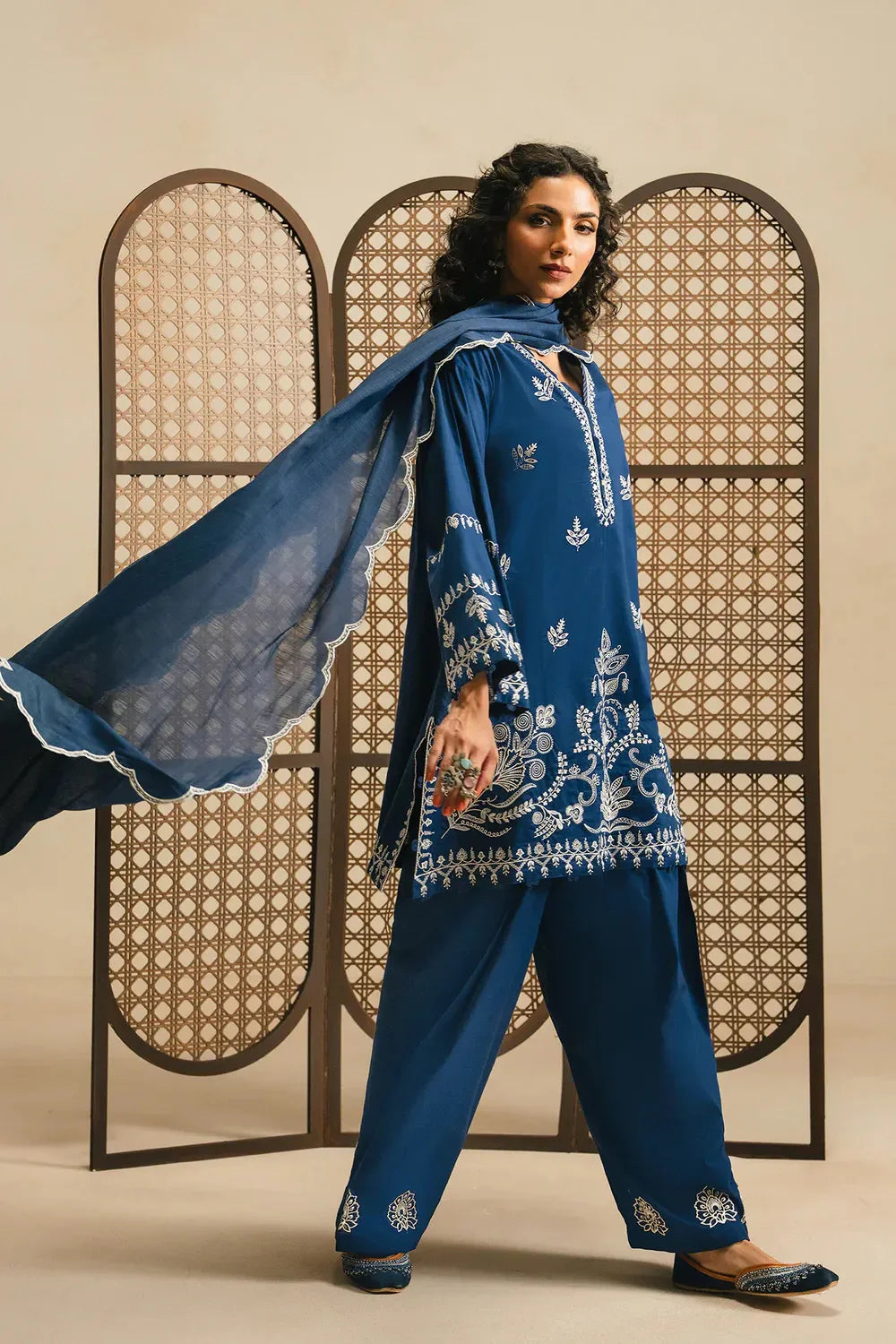 Ethnc Rozana Collection SS '26 Drop V - Embroidered Suit | E4294/103/619