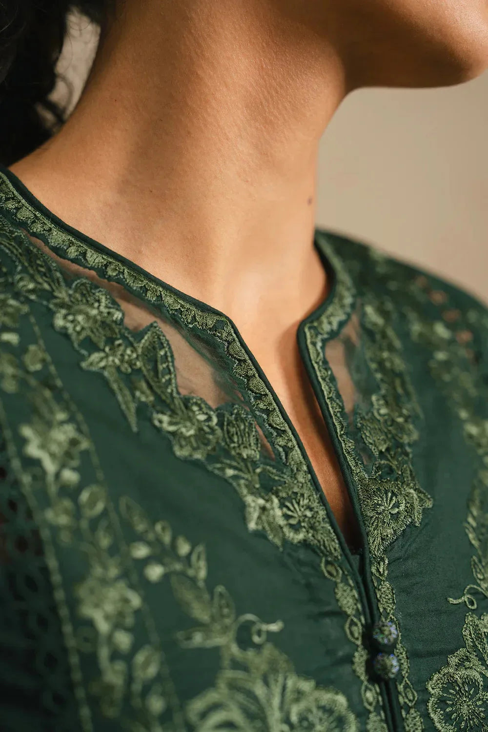 Ethnc Rozana Collection SS '26 Drop V - Embroidered Suit | E4297/103/704