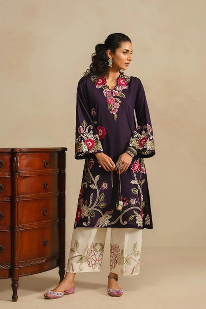 Ethnc Rozana Collection SS '26 Drop V - Embroidered Suit | E4305/103/502