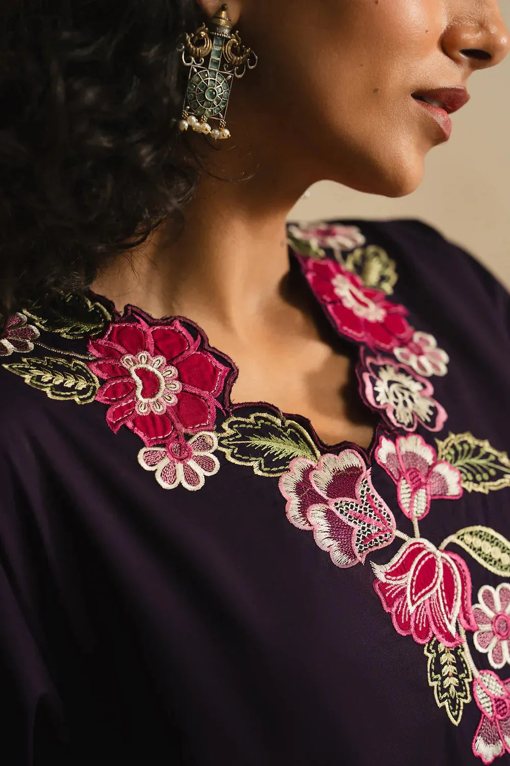 Ethnc Rozana Collection SS '26 Drop V - Embroidered Suit | E4305/103/502