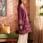 Ethnc Rozana Summer '26 - Embroidered Suit - Burgundy | E4322/103/415