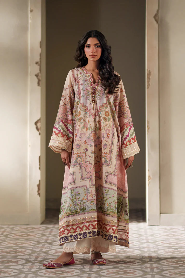 BABY PINK | E4337/103/424 | Rozana Collection SS '26- Drop 7 | Ethnc