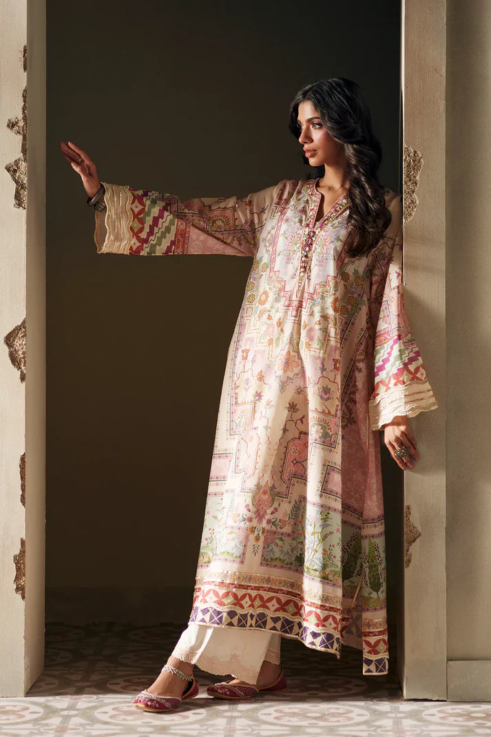 BABY PINK | E4337/103/424 | Rozana Collection SS '26- Drop 7 | Ethnc