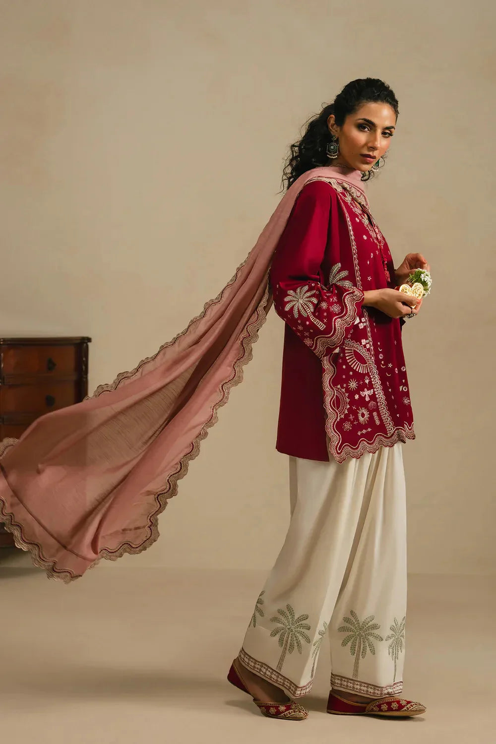 Ethnc Rozana Collection SS '26 Drop V - Embroidered Suit | E4379/103/305