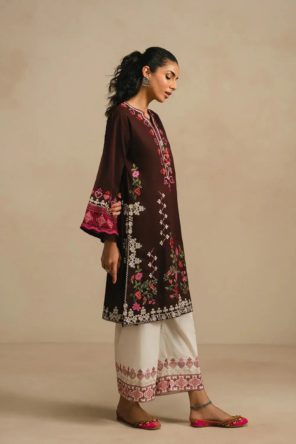 Ethnc Rozana Collection SS '26 Drop V - Embroidered Suit | E4383/103/802