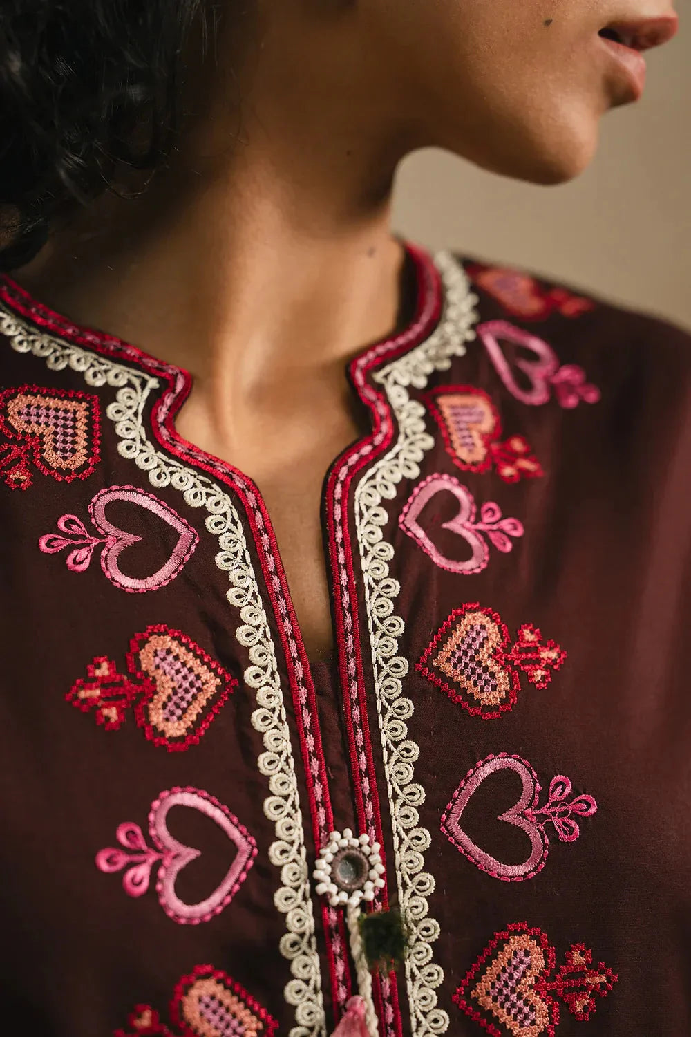 Ethnc Rozana Collection SS '26 Drop V - Embroidered Suit | E4383/103/802