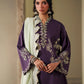 PLUM PURPLE | E4388/103/520 | Rozana Collection SS '26- Drop 7 | Ethnc