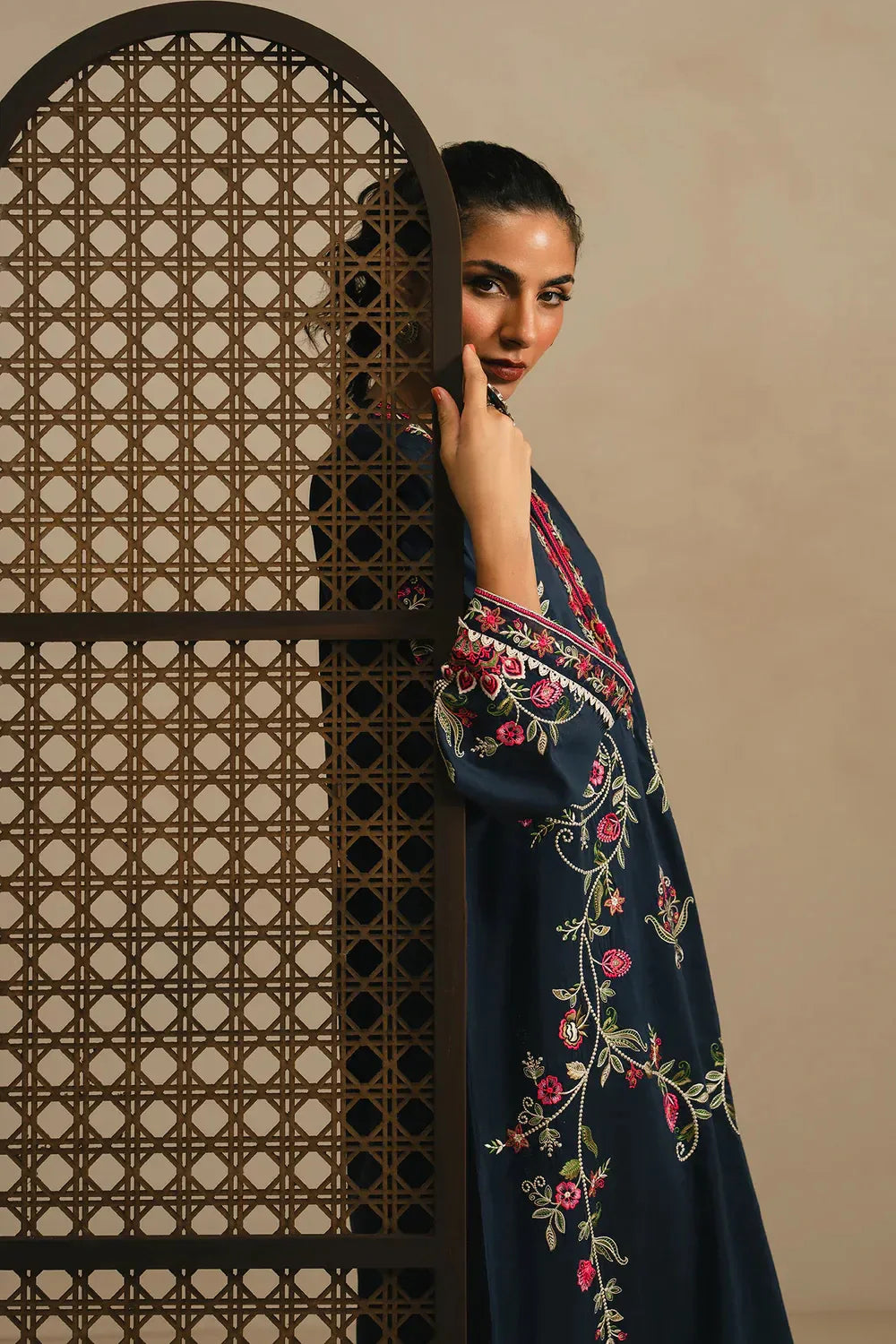 Ethnc Rozana Collection SS '26 Drop V - Embroidered Kaftan | E4390/103/619