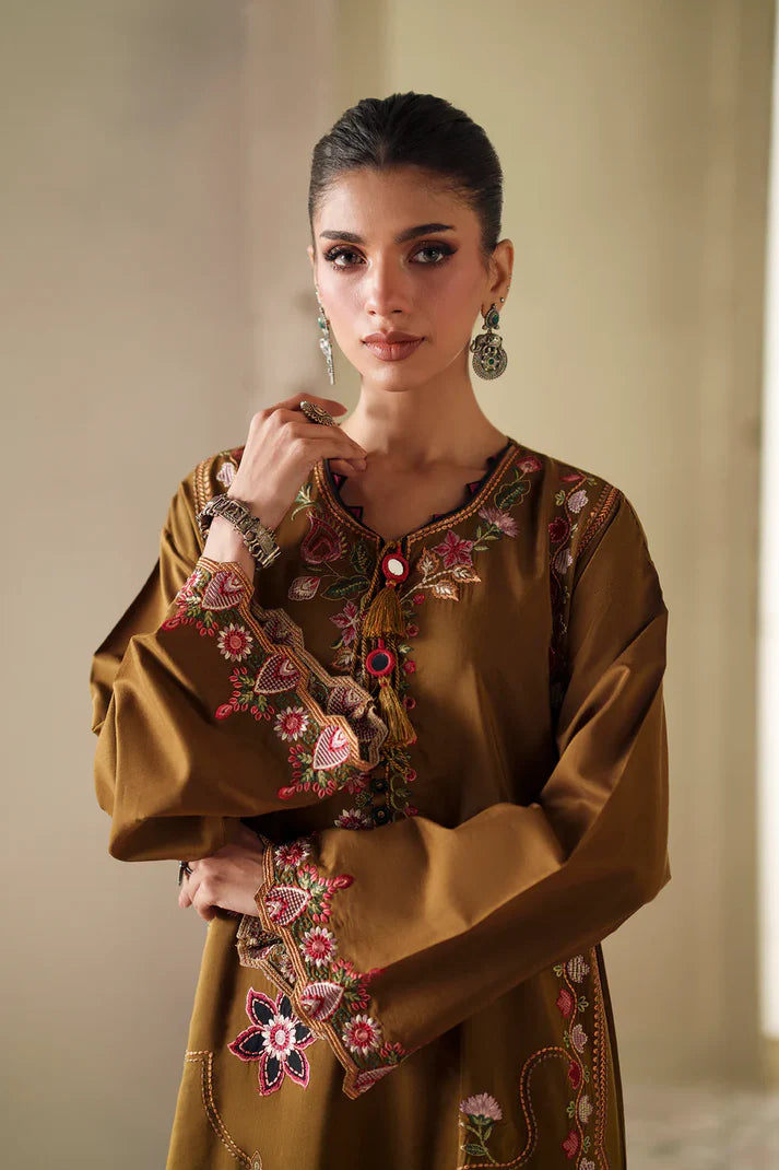 DARK OLIVE | E4392/103/117 | Rozana Collection SS '26- Drop 7 | Ethnc