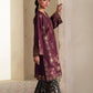 DEEP BURGUNDY | E4453/103/414 | Rozana Collection SS '26- Drop 7 | Ethnc