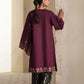 DEEP BURGUNDY | E4453/103/414 | Rozana Collection SS '26- Drop 7 | Ethnc